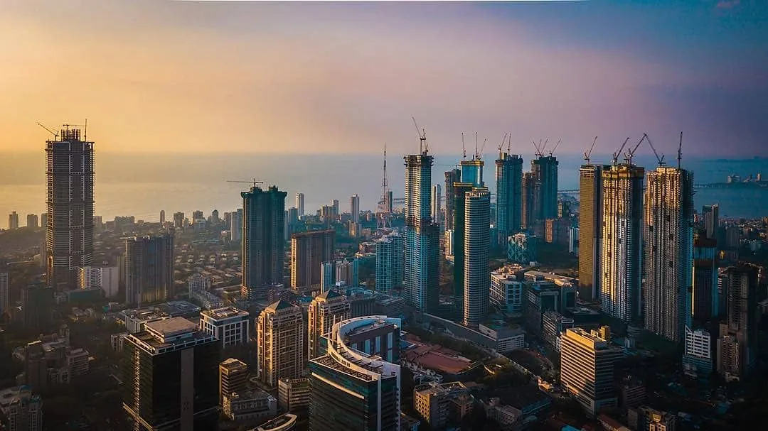 Mumbai skyline featuring premium real estate