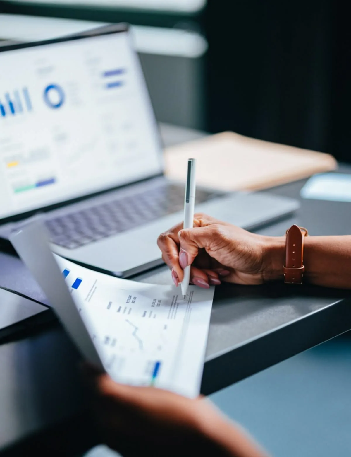 Financial planning documents and portfolio analysis